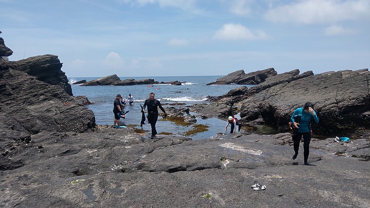 4K 美麗東北角海岸浮潛野炊