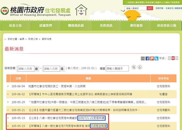 桃園市／【八德一號】社會住宅