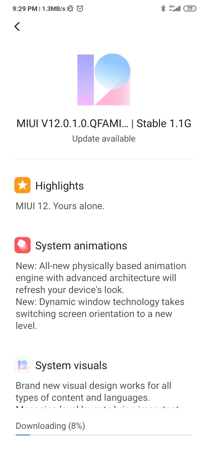 MIUI12 小米9