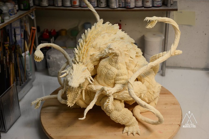 Marvix.F Model Studio 匠心之作 - T's Facto GODZILLA vs BIOLLANTE (哥吉拉vs碧奧蘭蒂)