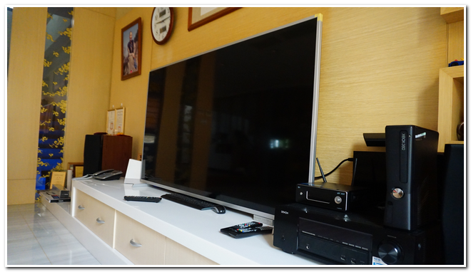 我的小p[Panasonic TH-55CX700W] 長大了 !!!!  大P [Philips 70PUH7374] 開心分享~~