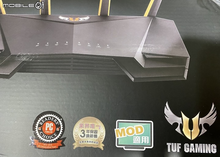 ASUS TUF Gaming AX3000 WiFi 6 Router 新品開箱