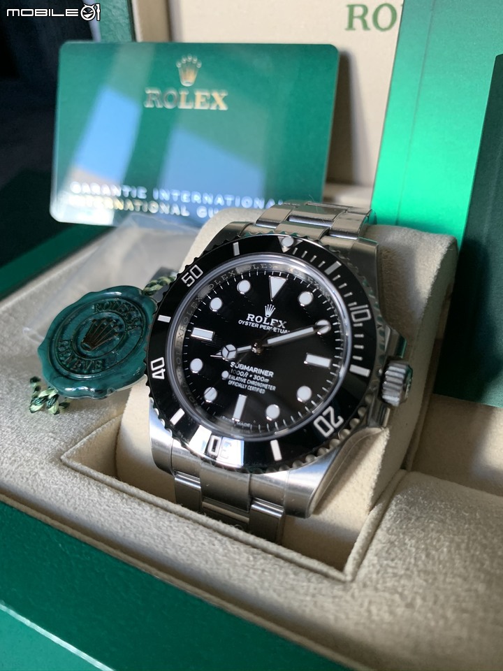Rolex 114060 無曆鬼開箱 & 新保卡
