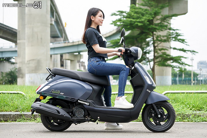 SYM Fiddle LT 115 試駕 清新小資女輕巧首選