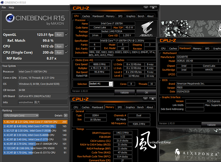 點我看大圖 技嘉AORUS 15G搭載機械式鍵盤與全新電競外型完整解析