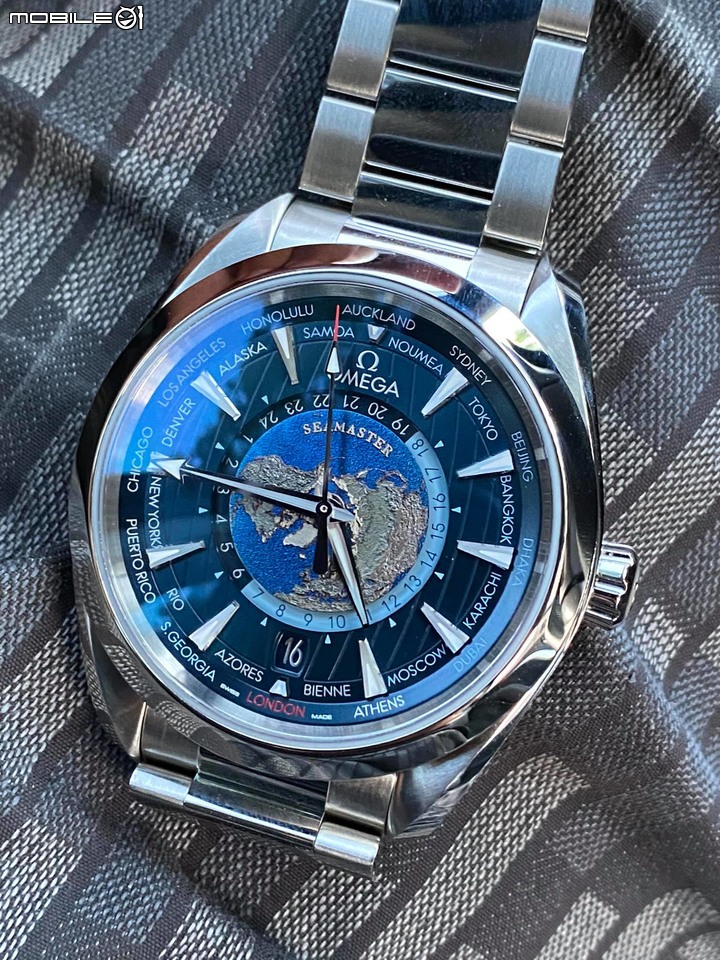 【簡易開箱】Omega Worldtimer 世界時區(鏈帶)