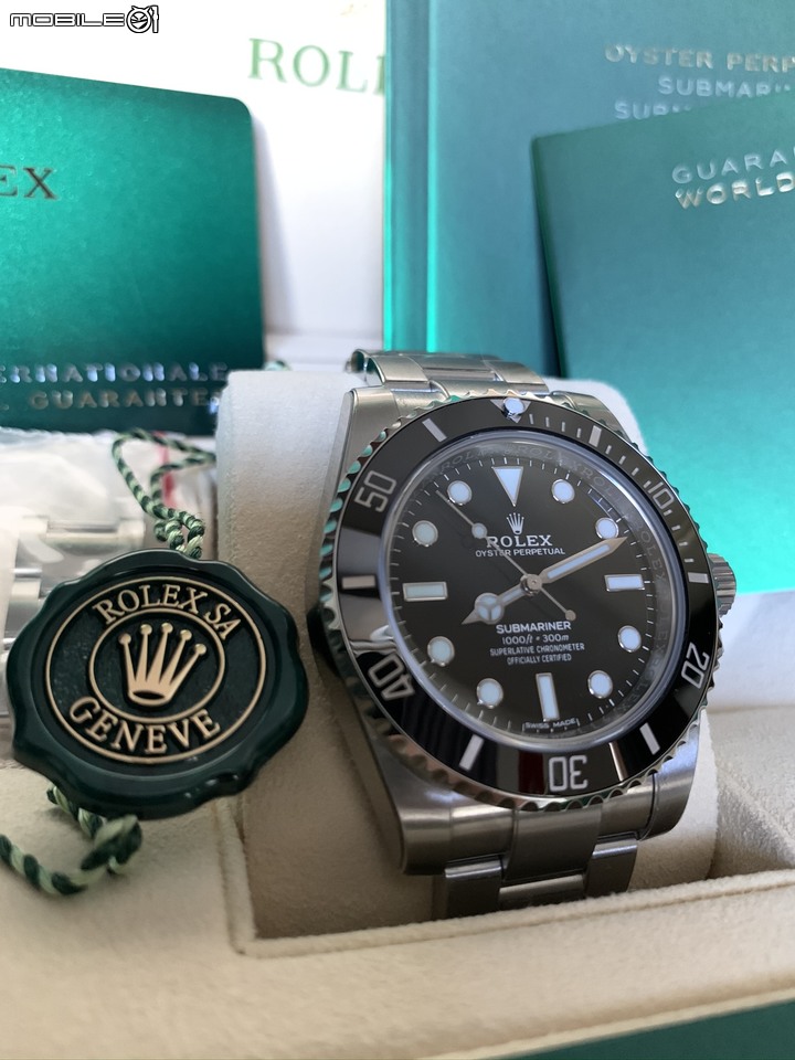 Rolex 114060 無曆鬼開箱 & 新保卡