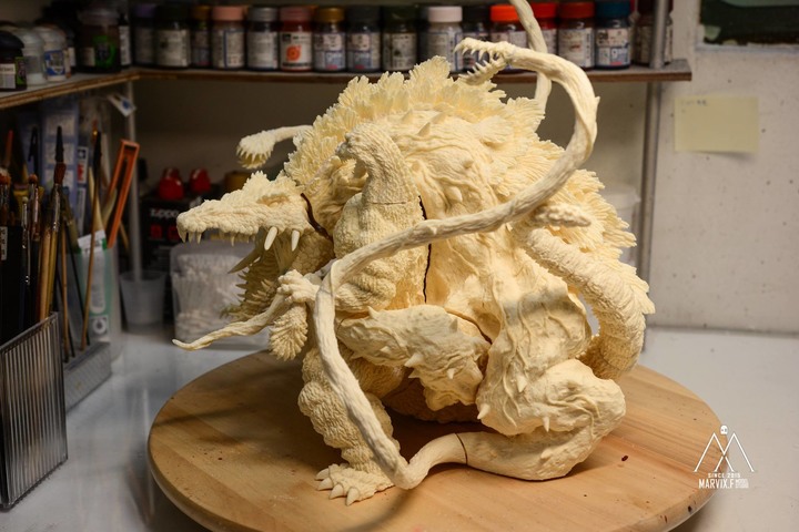 Marvix.F Model Studio 匠心之作 - T's Facto GODZILLA vs BIOLLANTE (哥吉拉vs碧奧蘭蒂)