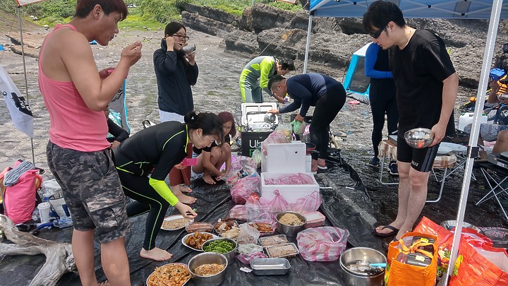 4K 美麗東北角海岸浮潛野炊