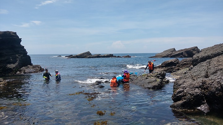 4K 美麗東北角海岸浮潛野炊