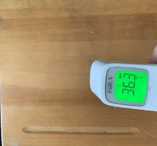 今天38度 北部的教室36度