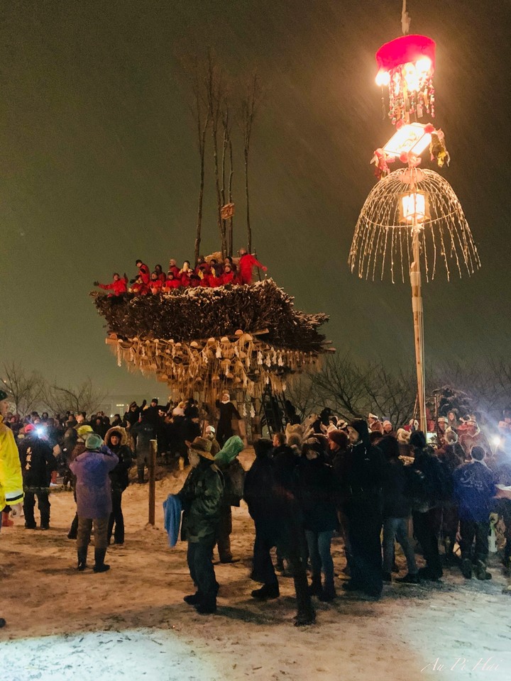 野澤溫泉 道祖神火祭