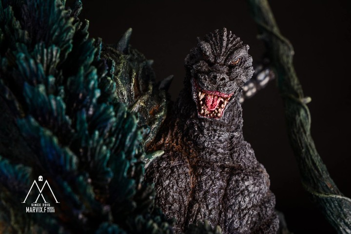 點我看大圖 Marvix.F Model Studio 匠心之作 - T's Facto GODZILLA vs BIOLLANTE (哥吉拉vs碧奧蘭蒂)