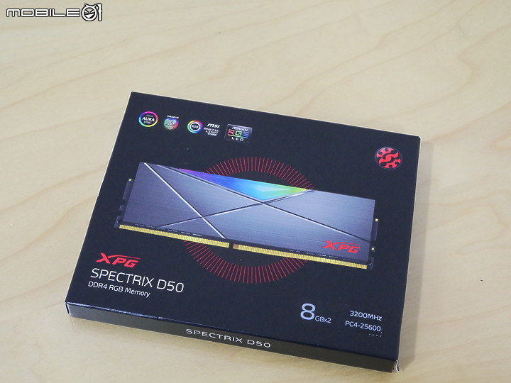 美型幾何幻光 ADATA 威剛 XPG SPECTRIX D50 簡易開箱