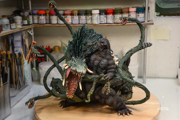 Marvix.F Model Studio 匠心之作 - T's Facto GODZILLA vs BIOLLANTE (哥吉拉vs碧奧蘭蒂)