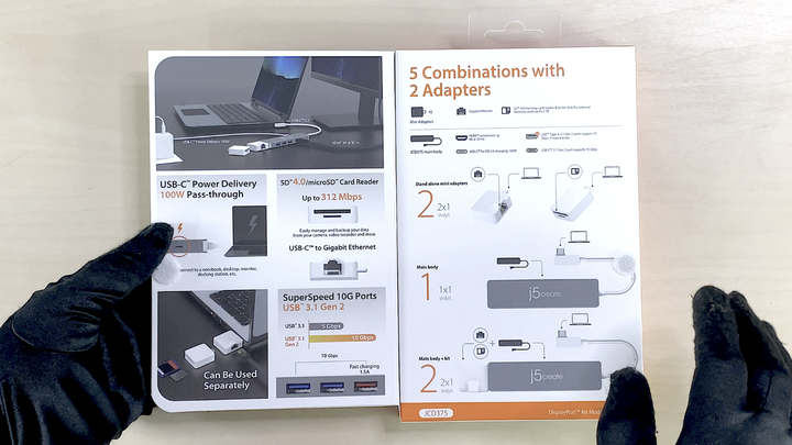 開箱 j5create 2020 年高階/重度使用者 USB-C 筆電配件