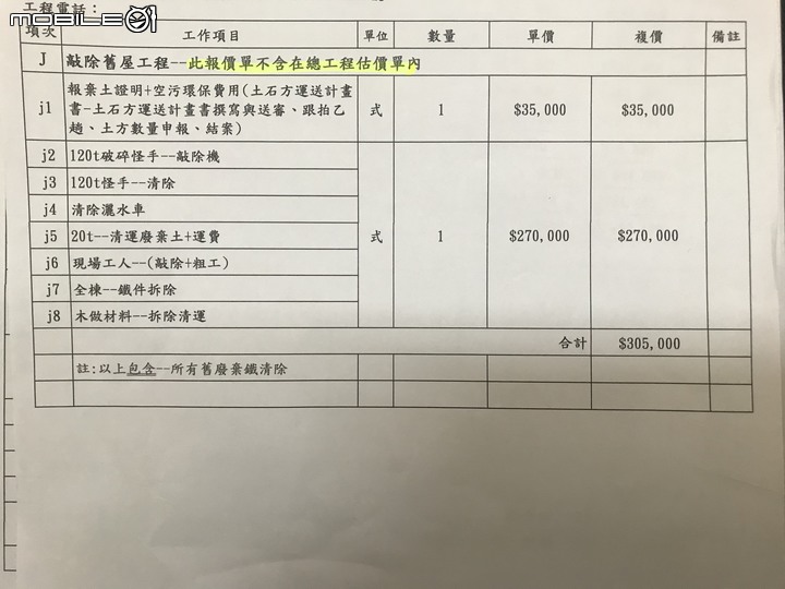 高雄自地自建估價單(建坪約62坪)