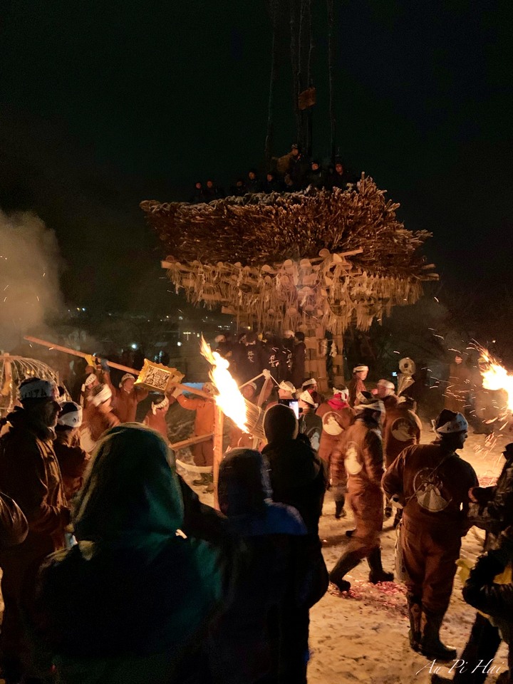 野澤溫泉 道祖神火祭