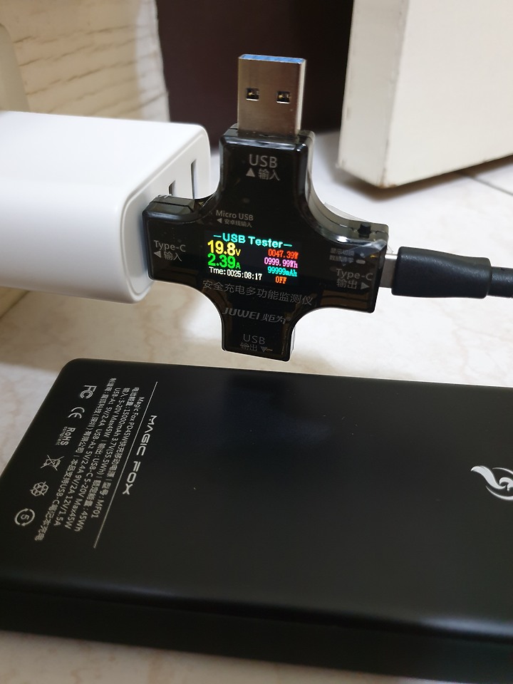 7/8 更新充三星 N10+ 可27W 超高C/P值京造TC-019(1C2A)三口充電頭簡易測試分享