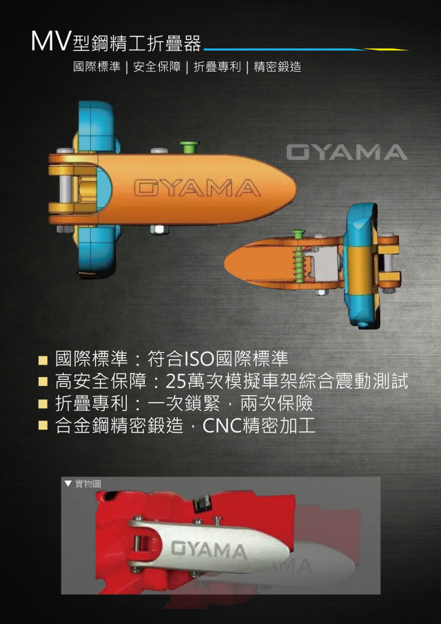 Oyama a168折疊機構