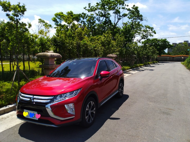 三菱Eclipse Cross SAWC日蝕紅真的很耐看