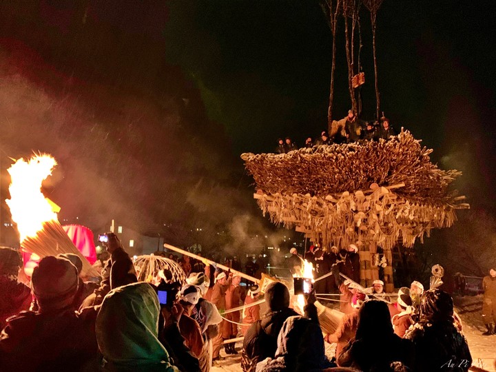 野澤溫泉 道祖神火祭