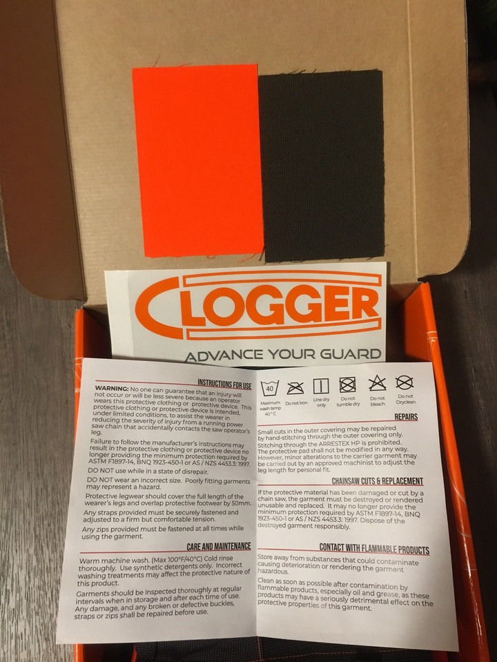 Clogger zero gen2 鏈鋸防護褲開箱
