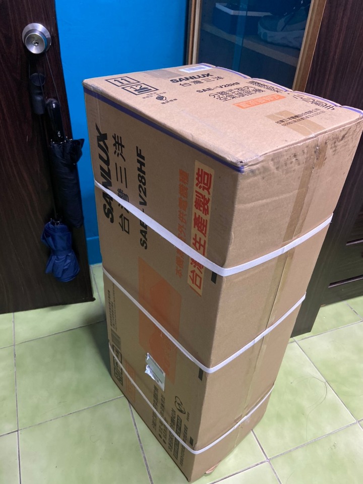 <開箱文>SANLUX台灣三洋變頻冷暖分離式冷氣4坪 SAE-V28HF/SAC-V28HF