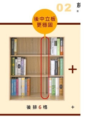 《HOPMA》小尺寸(寬80, 高93, 深40.5cm)雙排活動書櫃 開箱文