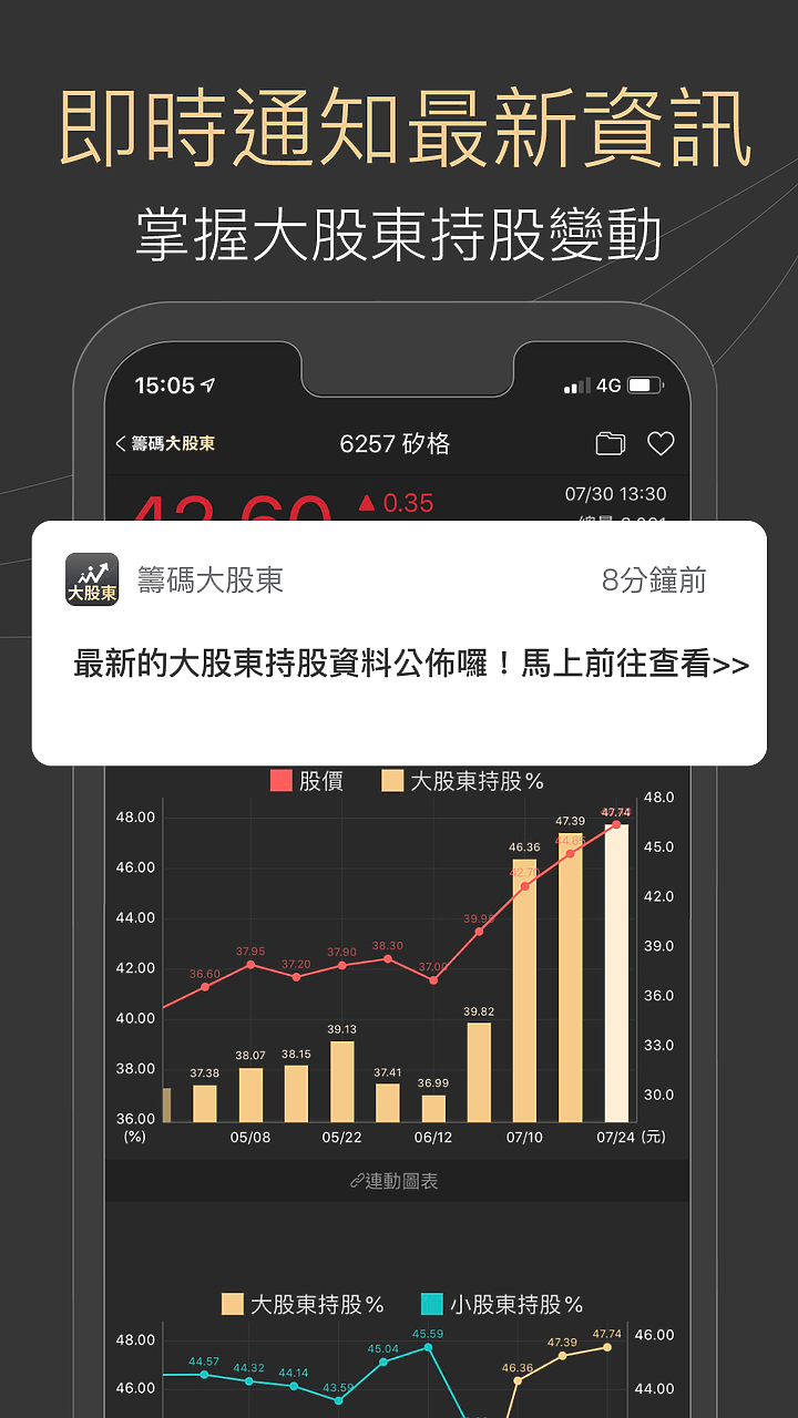 點我看大圖 我花半年開發的「查詢大股東持股」籌碼APP