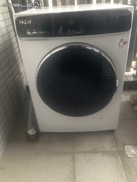 [開箱] 海爾 12公斤 洗脫烘滾筒洗衣機(HWD120-168W)