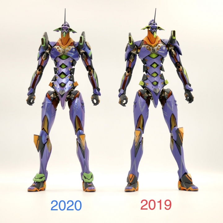 【萬代 Metal Buld 初號機 2019 vs 2020 外觀比較】新世紀福音戰士蒐藏續篇