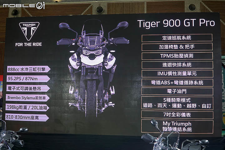 【採訪】不用七十萬的歐系多功能冒險車！Triumph TIGER 900 GT Pro 正式上市！