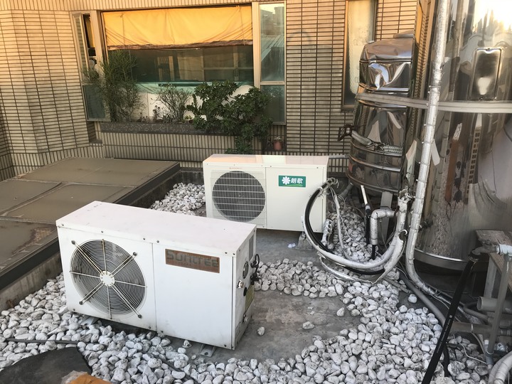 上群熱泵主機關箱VS大陸淘寶熱泵主機開箱及自行DIY安裝