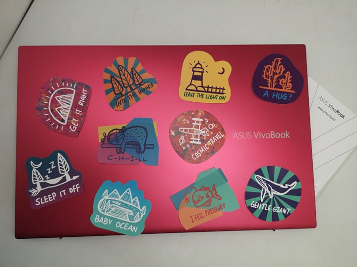 vivobook s531筆電 貼紙