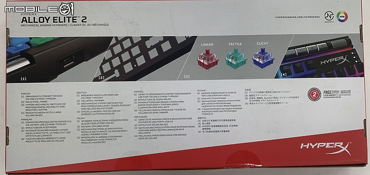 【開箱體驗】閃到心坎裡-HyperX Alloy Elite 2 自家紅軸 RGB電競鍵盤