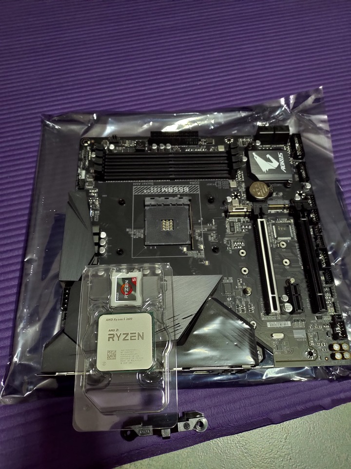 技嘉B550M AORUS PRO + 3600開箱