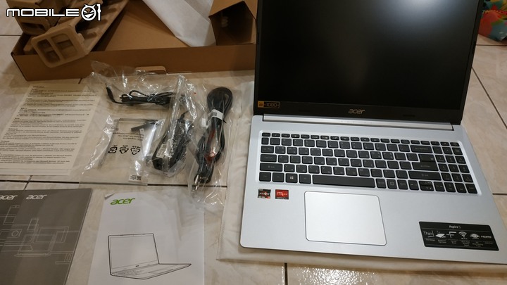 [開箱] Aspire 5 (A515-44) Ryzen-4500U / NVMe256GB /4GB /1Year Global Warranty