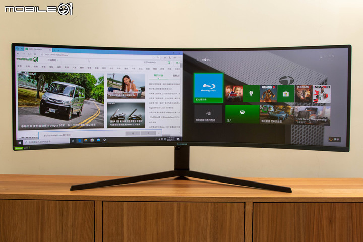 Samsung Odyssey G9 1000R 曲面電競螢幕實測 滿版視覺的震撼感受