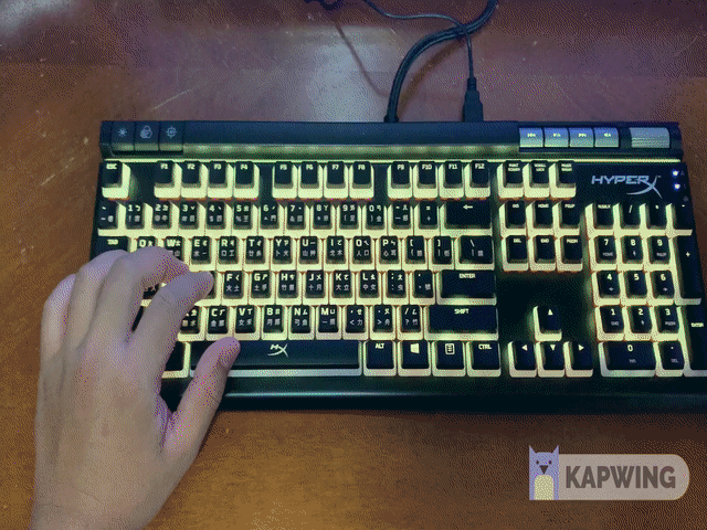 【開箱體驗】閃到心坎裡-HyperX Alloy Elite 2 自家紅軸 RGB電競鍵盤