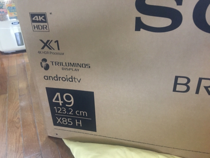 SONY 49 X8500H (補不專業經驗分享)