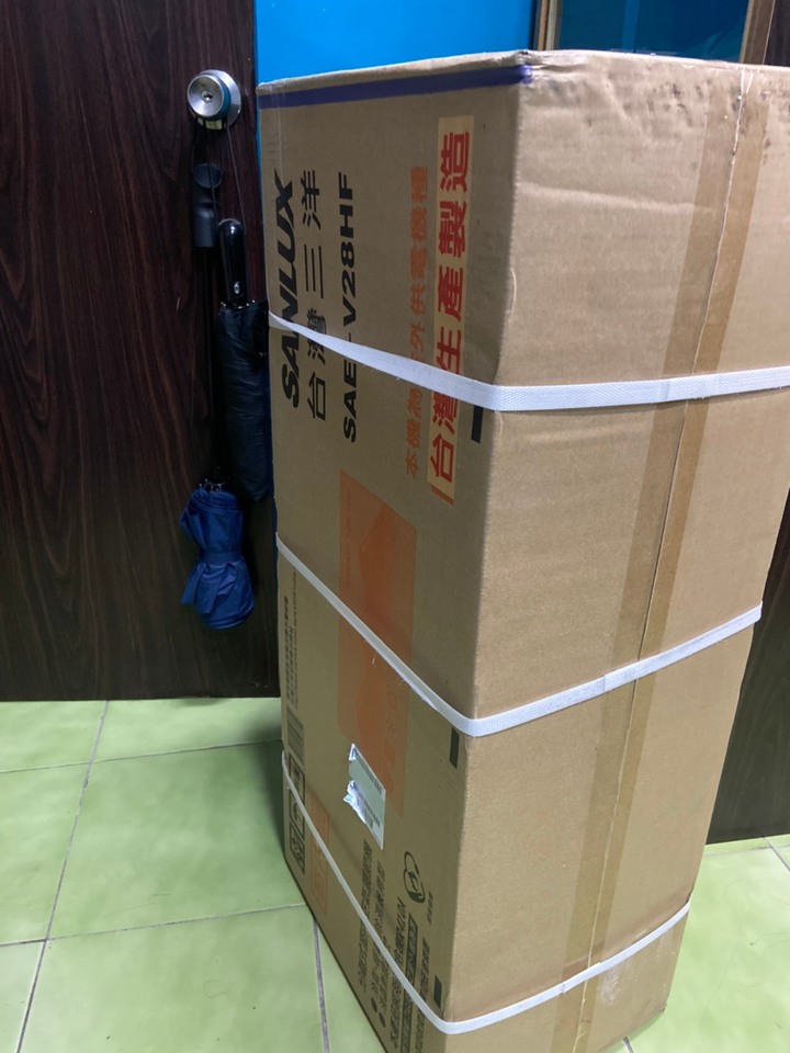 <開箱文>SANLUX台灣三洋變頻冷暖分離式冷氣4坪 SAE-V28HF/SAC-V28HF