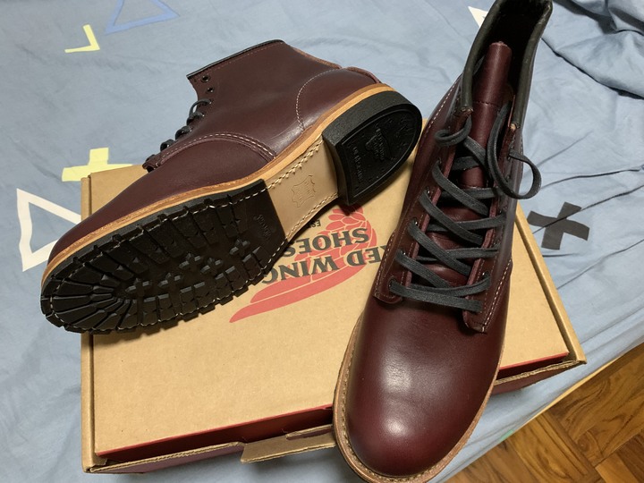 [開箱] Red Wings Beckman 9411 Black Cherry Ｄ頭 開箱