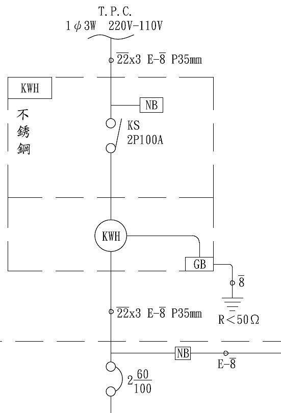 點我看大圖 水電報價與監工請教(附上電路圖)