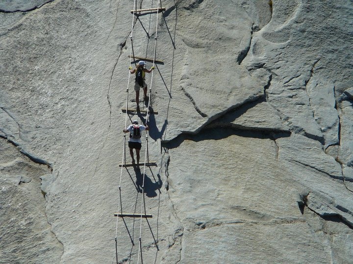 防疫期間，回憶多年前的Yosemite half dome trial