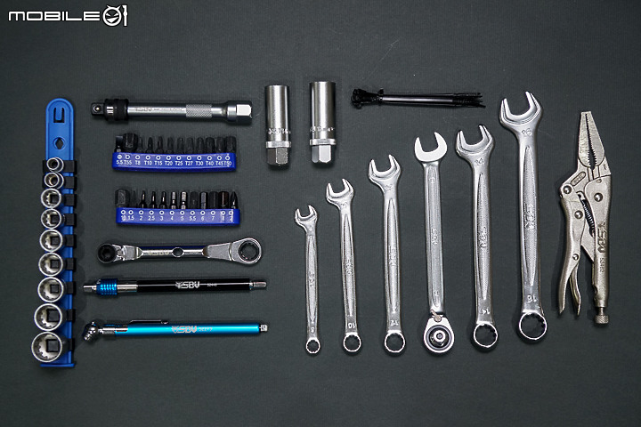 比利時 SBV Tools #52501、#52535維修工具 與 #52295扭力工具組介紹 一包搞定玩車手工具