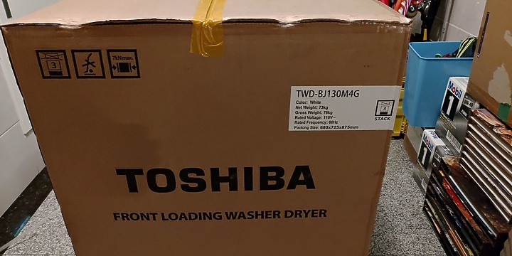 點我看大圖 東芝TWD-BJ130M4G滾筒洗衣機上線(換機再戰)