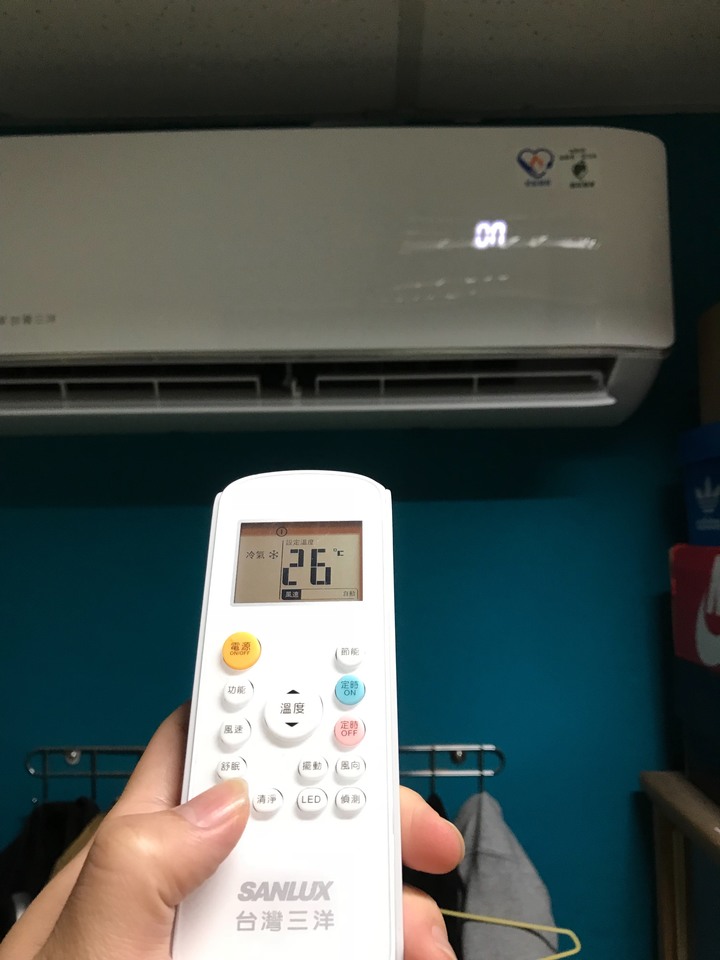 <開箱文>SANLUX台灣三洋變頻冷暖分離式冷氣4坪 SAE-V28HF/SAC-V28HF