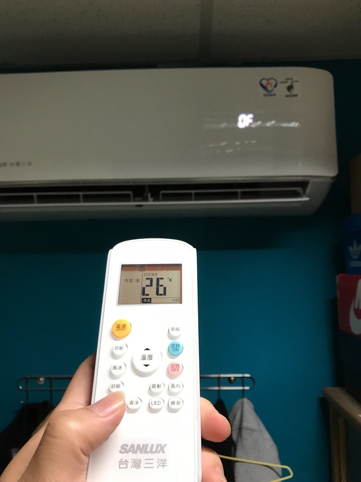 <開箱文>SANLUX台灣三洋變頻冷暖分離式冷氣4坪 SAE-V28HF/SAC-V28HF