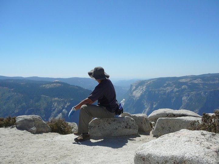 防疫期間，回憶多年前的Yosemite half dome trial